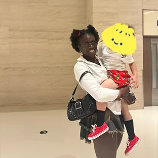Salimata, exchange student a Shanghai