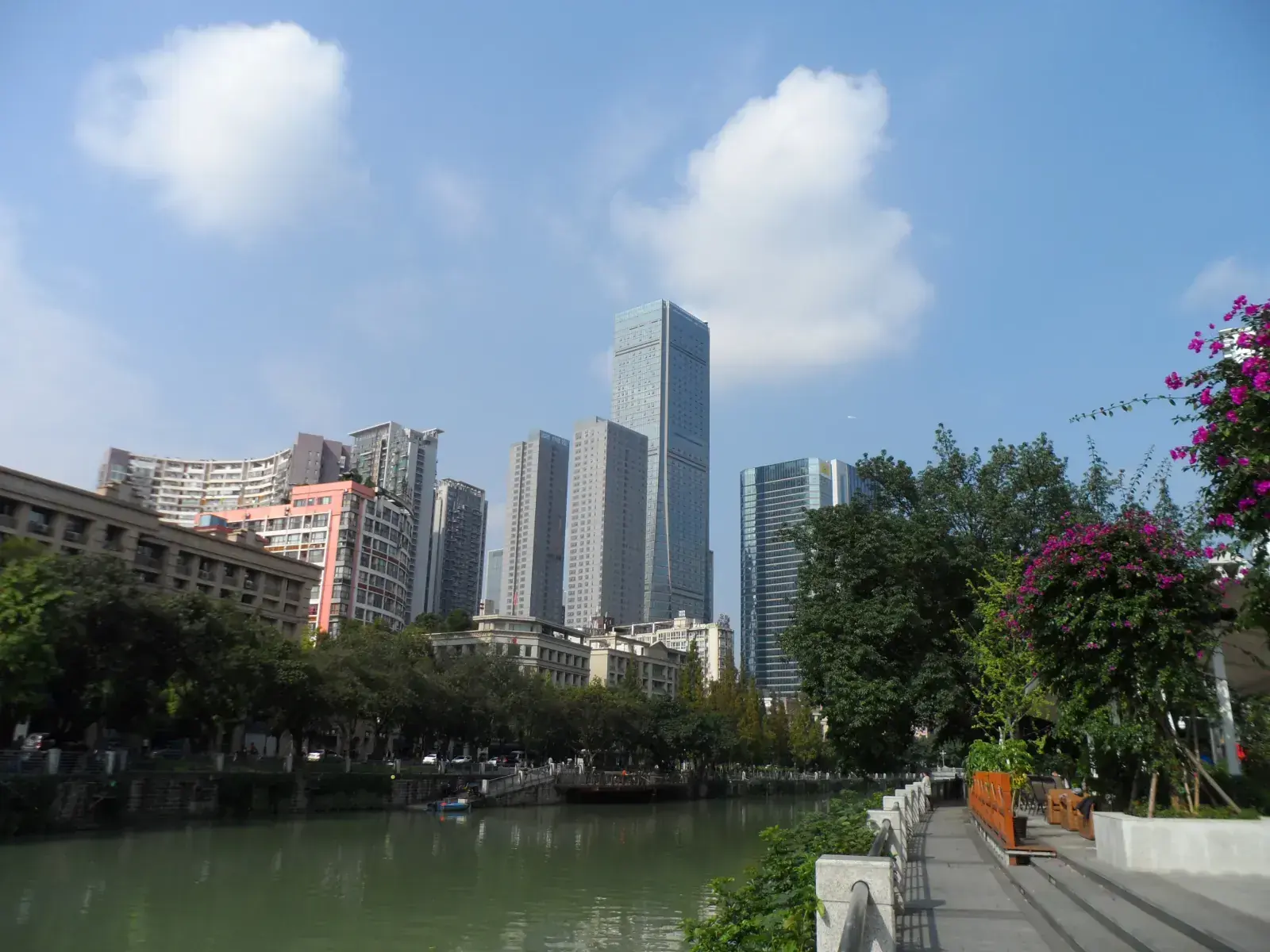 Veduta di Chengdu